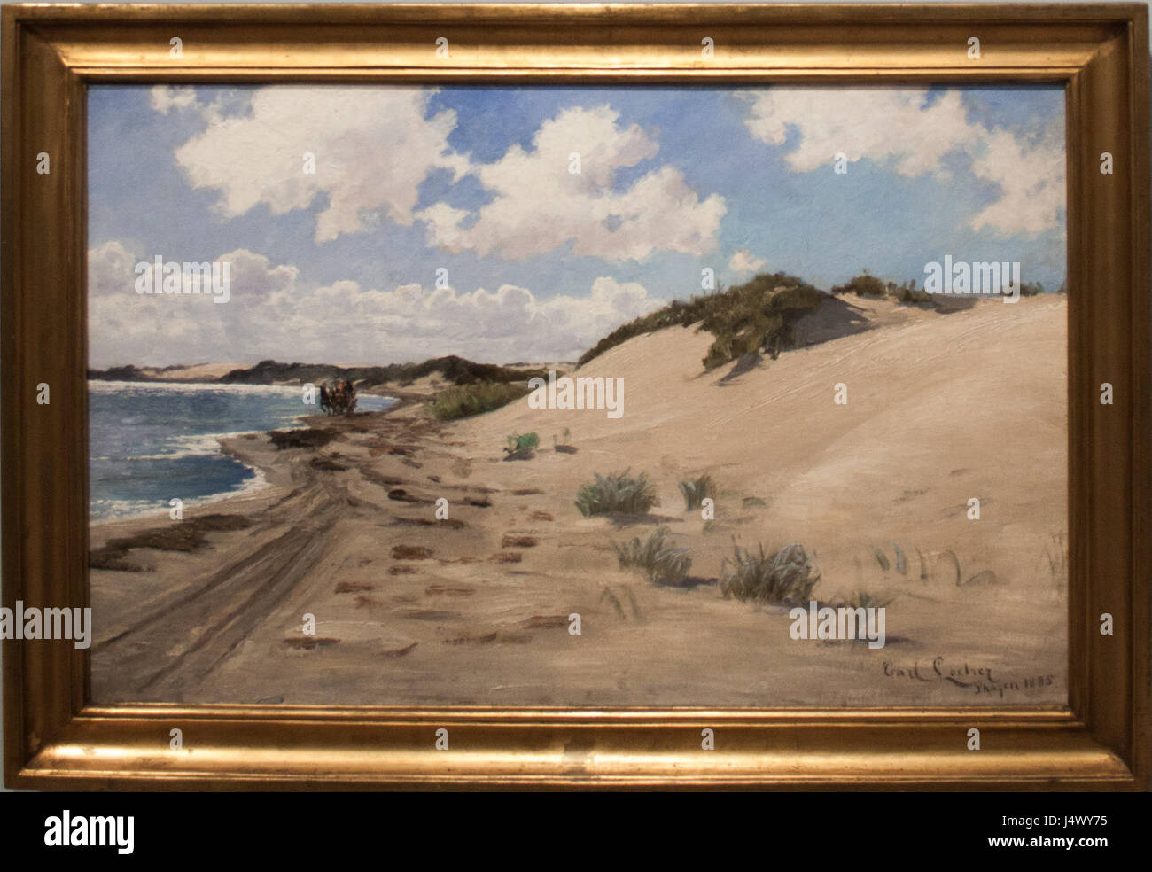 La posta pullman, da Carl Locher, con telaio Foto Stock