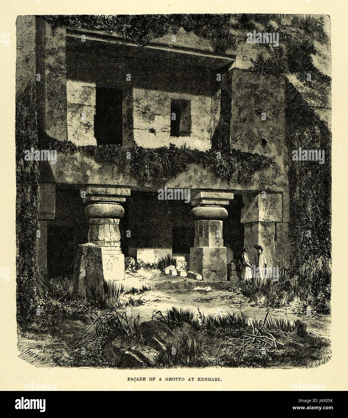 Due incisioni in legno da E. Therond, da 'Le Tour du monde, 1869 Foto Stock Due incisioni in legno da E. Therond, da 'Le Tour du monde, 1869 Foto Stock