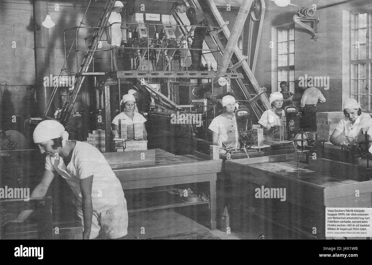 Vasa Socker si riferisce a un marchio di zucchero svedese, storicamente significativo nella produzione di zucchero e di altri prodotti correlati, comunemente noto nelle industrie alimentari svedesi per la sua qualità e il suo impatto. Foto Stock