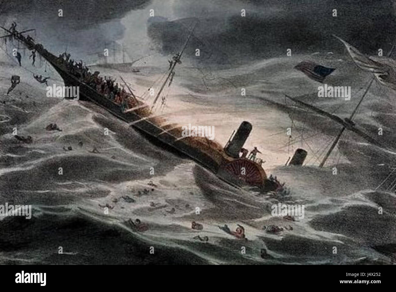 Il relitto dell'America centrale, una nave affondata nel 1857, è stato oggetto di ricerca storica a causa del suo significato nella perdita di oro durante la corsa all'oro della California e del suo impatto sulla storia marittima. Foto Stock Il relitto dell'America centrale, una nave affondata nel 1857, è stato oggetto di ricerca storica a causa del suo significato nella perdita di oro durante la corsa all'oro della California e del suo impatto sulla storia marittima. Foto Stock