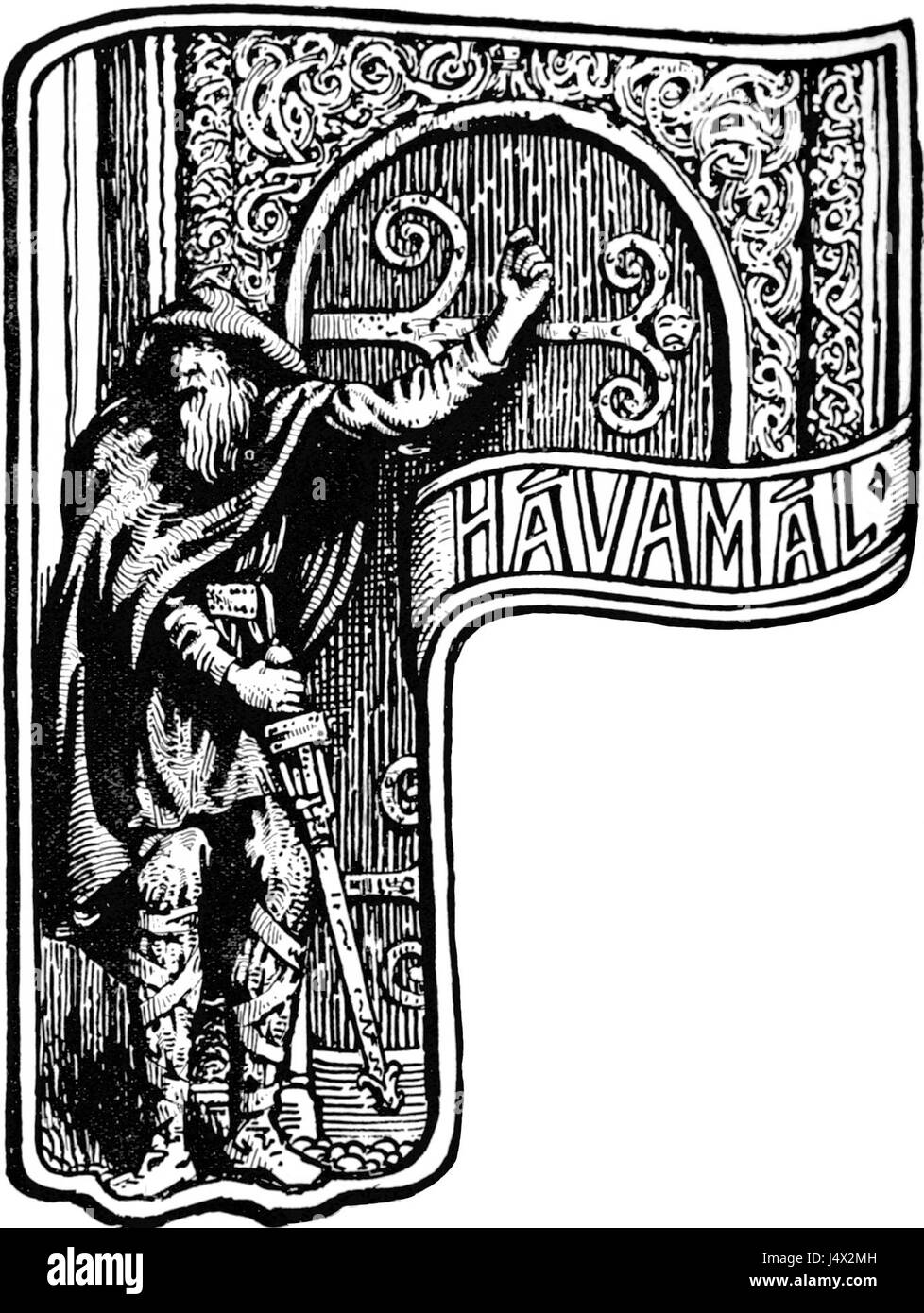 Lo straniero alla porta è una storia o uno scenario in cui una figura sconosciuta arriva inaspettatamente, spesso portando a tensione o mistero. Potrebbe riferirsi a varie opere letterarie o temi narrativi che coinvolgono sorpresa o paura. Foto Stock