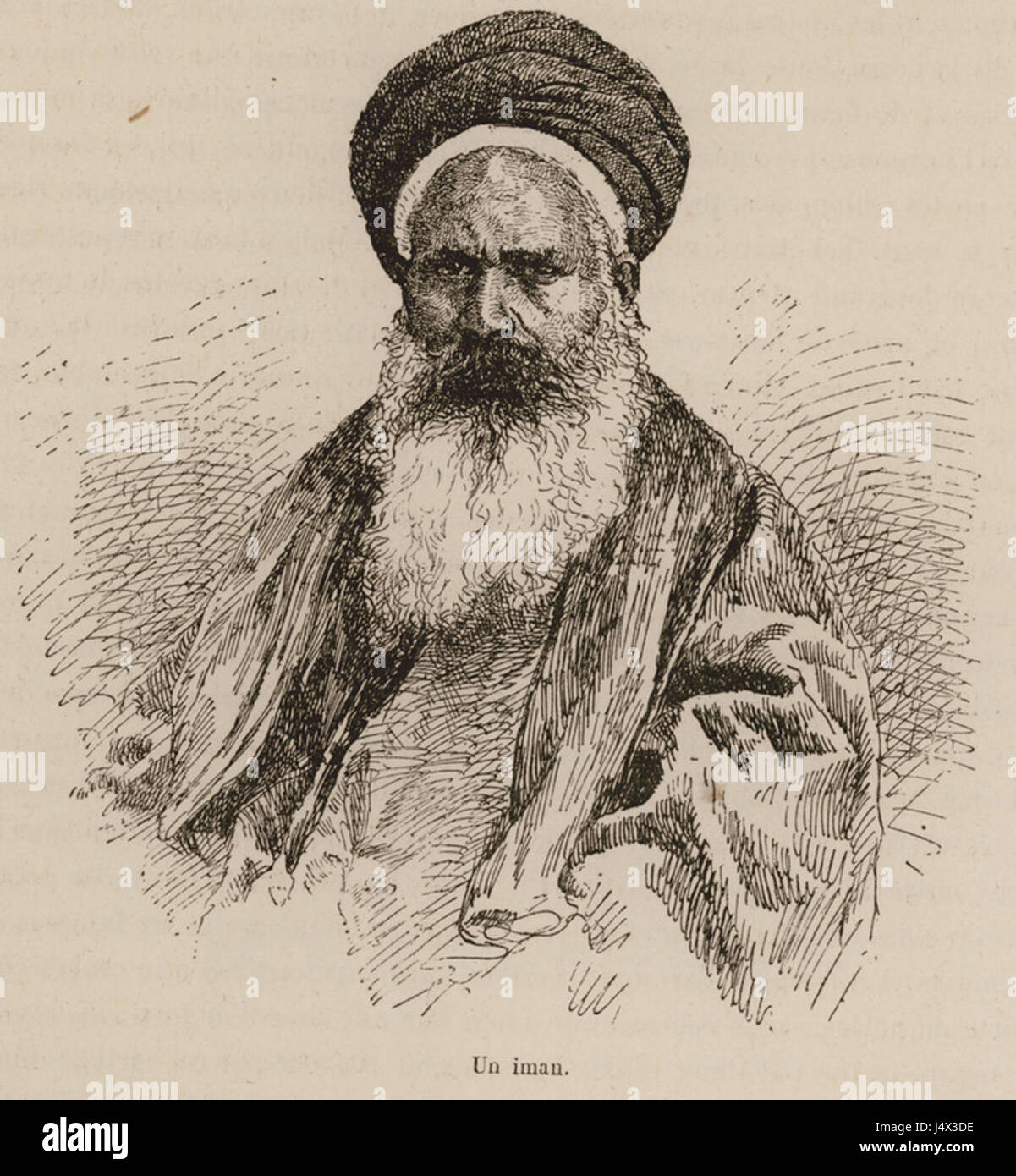 Copertina di "un Iman" di Edmondo De Amicis, pubblicata nel 1883, che mostra il significato dell'opera letteraria nella letteratura italiana. Foto Stock