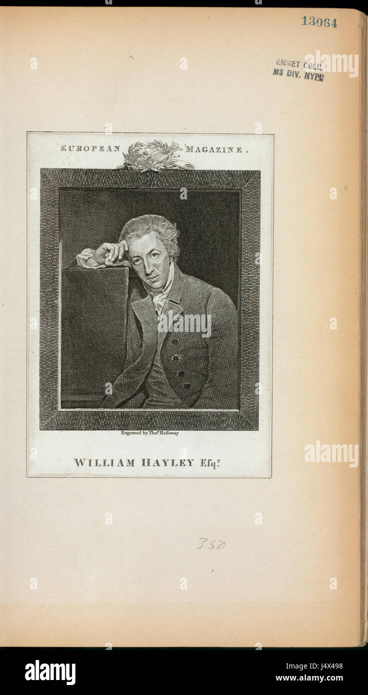 William Hayley (NYPL ADE 256248 431494) Foto Stock