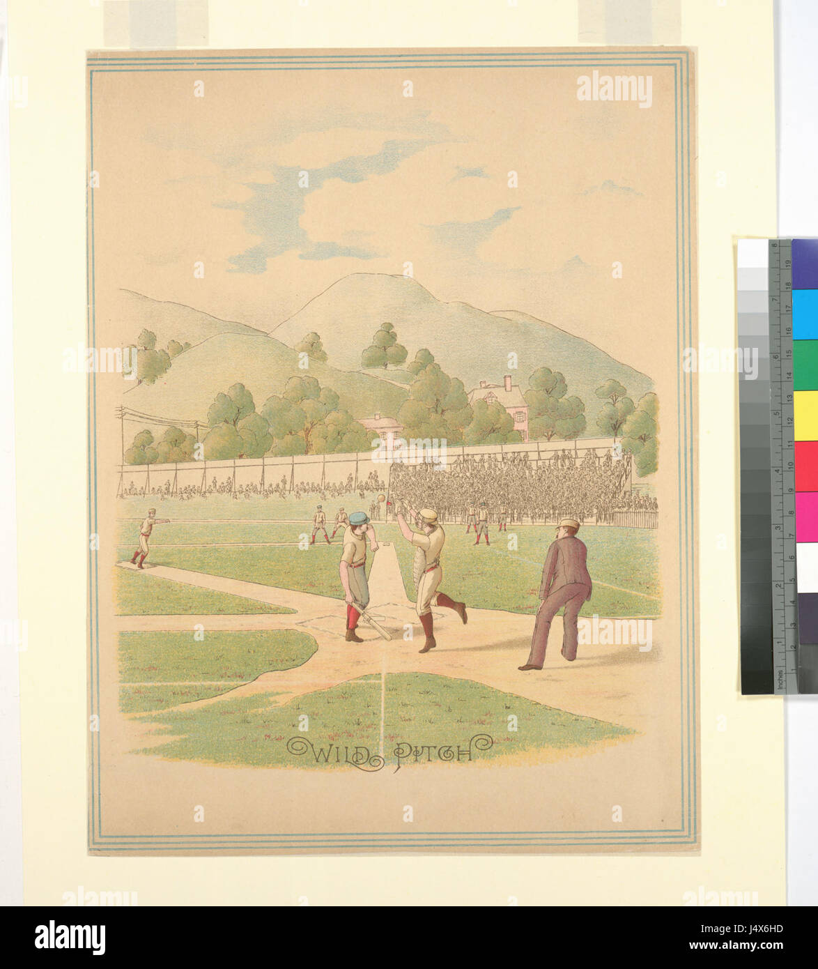 Wild pitch (NYPL B13537024 56489) Foto Stock