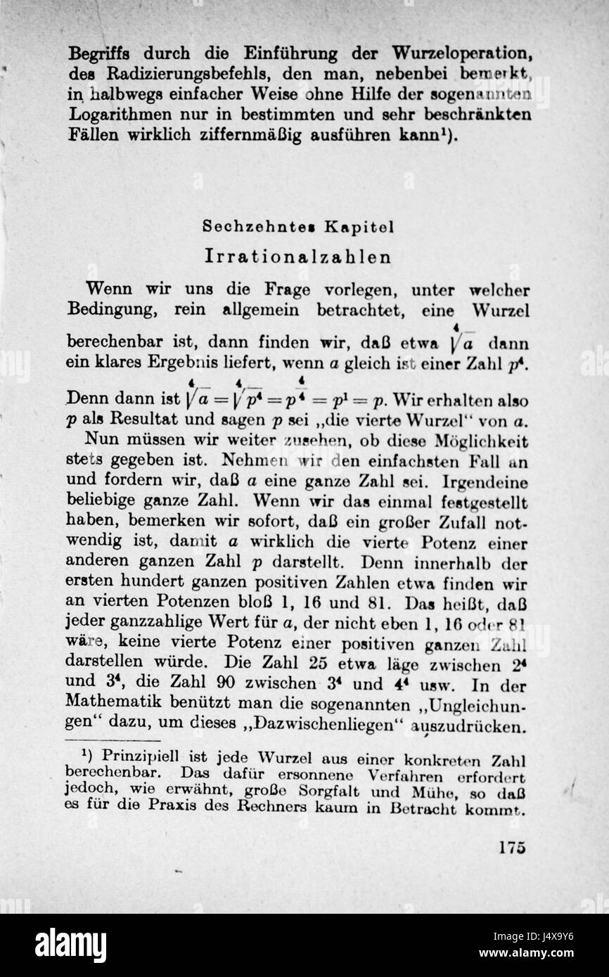 Vom Einmaleins zum solidale Seite 175 Foto Stock