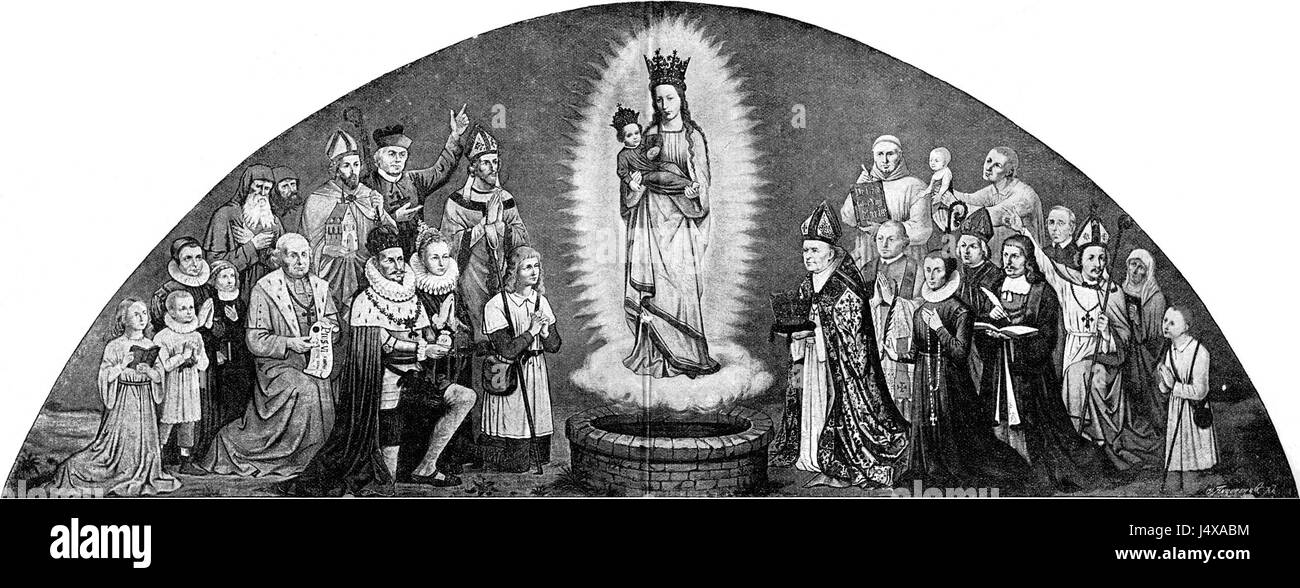 Zegepraal van O.L.V. in 't Zand (1885) Foto Stock