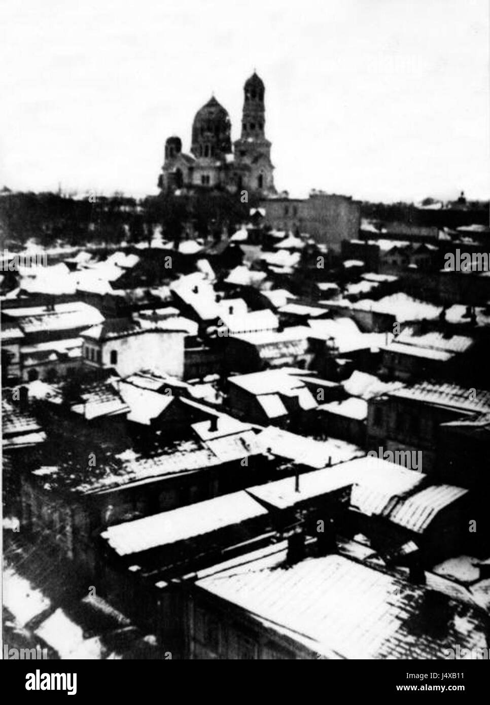 Vista della cattedrale di Cristo Salvatore (Samara) 05 Foto Stock