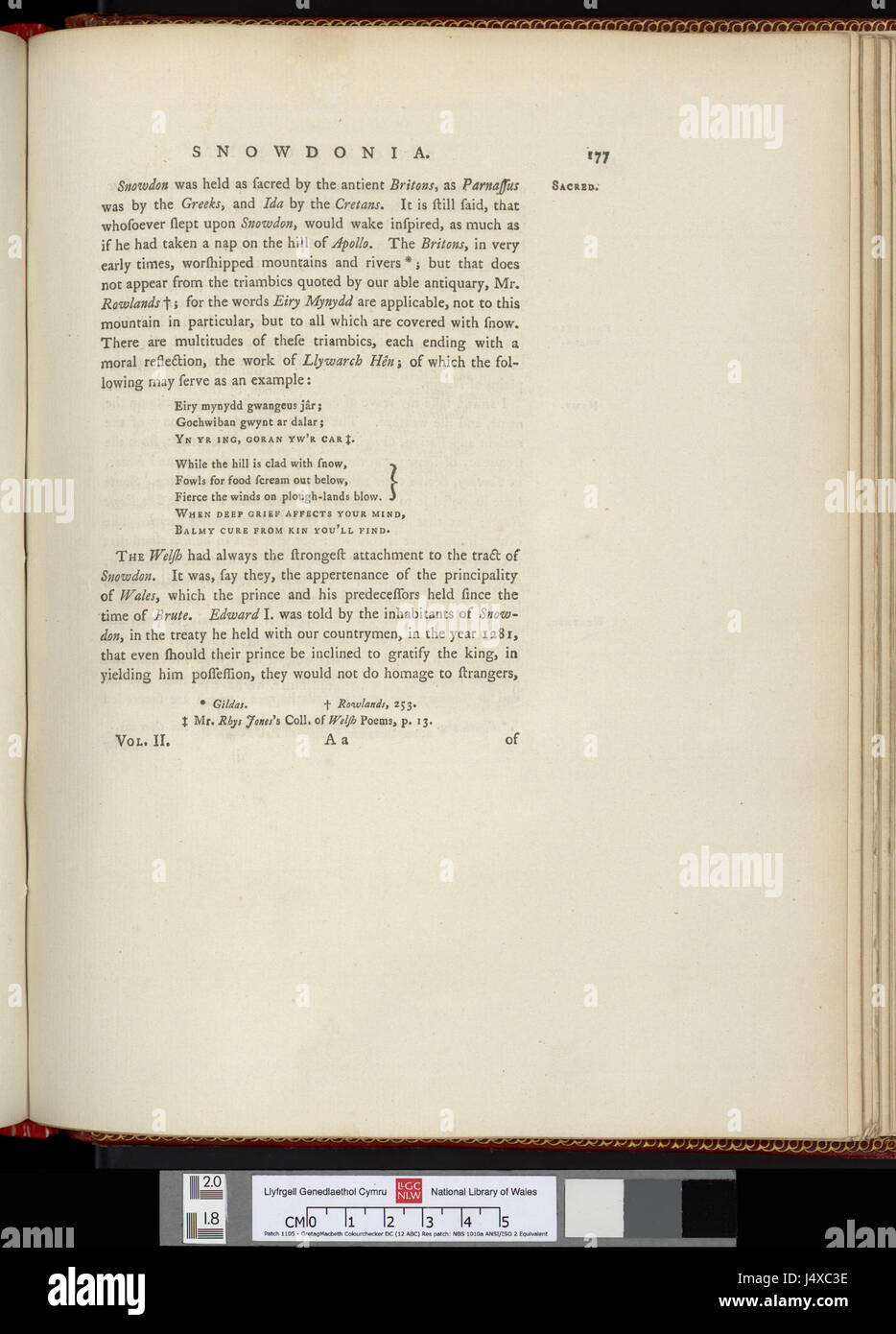 Il "A Tour in Wales" di Thomas Pennant fornisce resoconti dettagliati del paesaggio, delle persone e della cultura del Galles durante il XVIII secolo. Il lavoro di Pennantâ è una preziosa risorsa storica per comprendere la storia e la geografia gallese. Foto Stock
