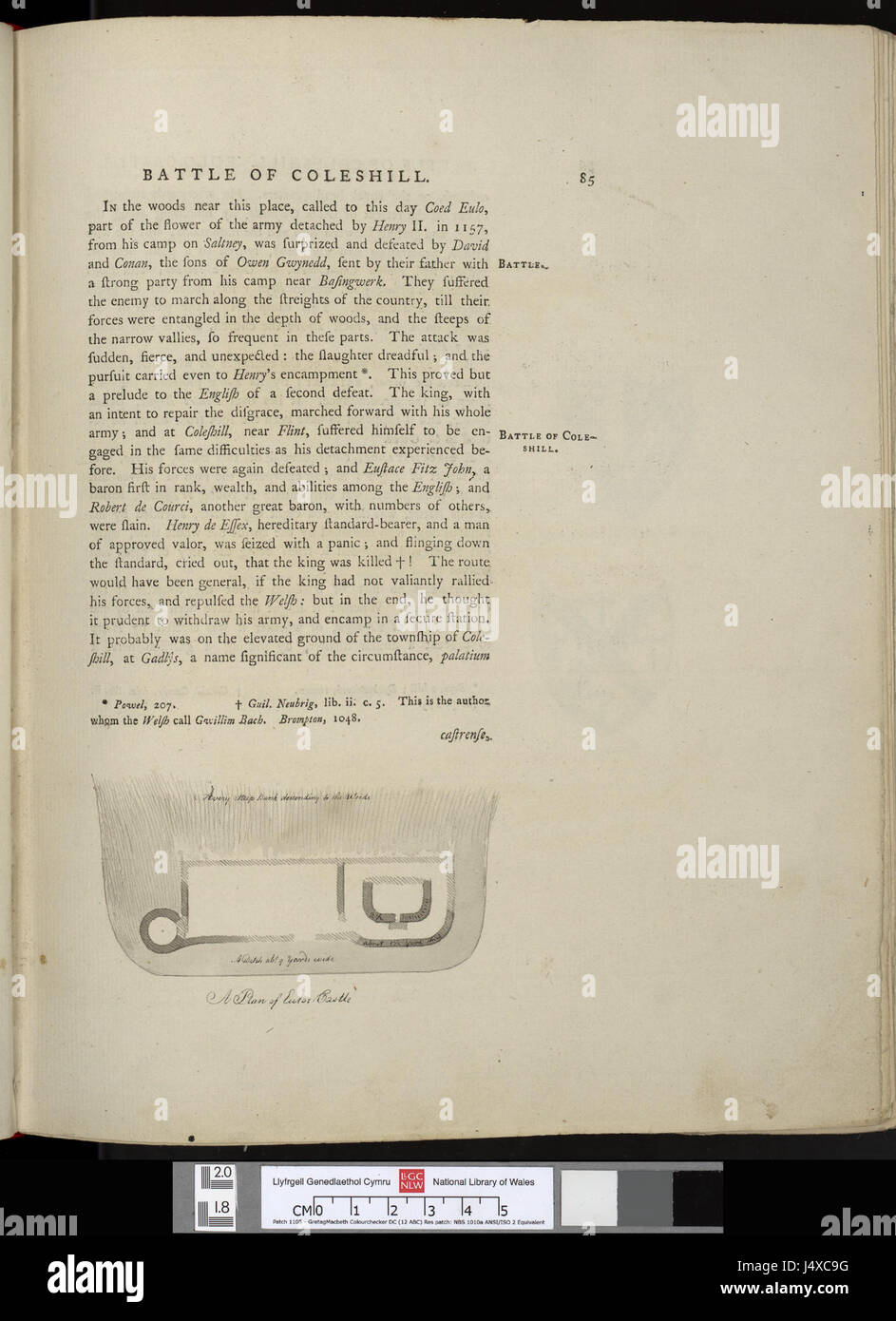 "Un tour in Galles" di Thomas Pennant offre un resoconto dettagliato dei paesaggi, delle persone e del patrimonio culturale del Galles. Il diario di viaggio del XVIII secolo fornisce informazioni sulla regione durante la visita di Pennant. Foto Stock