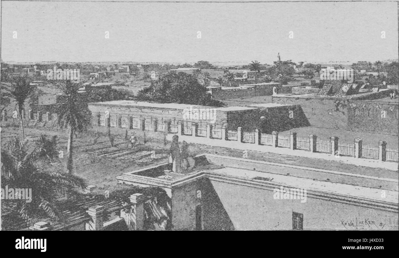 Vista su Khartoum Foto Stock