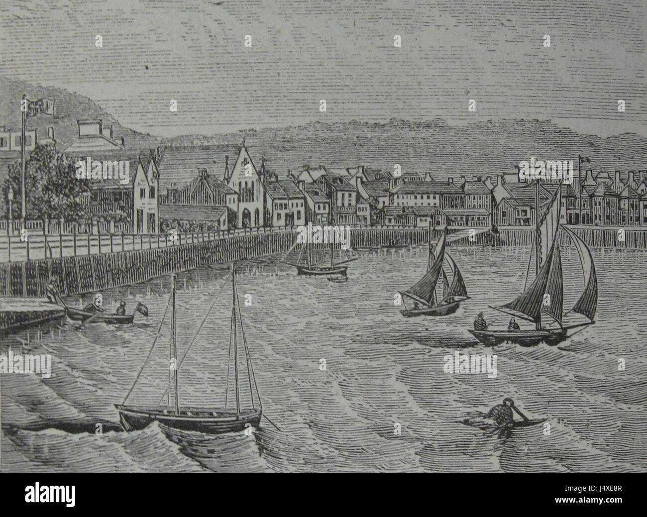 Ward bloccare la guida illustrata e storia popolare delle Isole del Canale 1882 17 Foto Stock