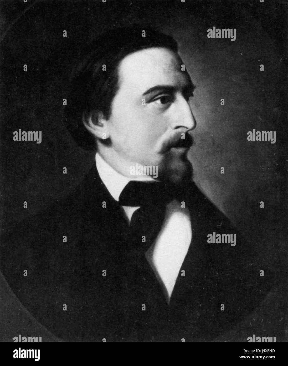 Wilhelm Marr fu un agitatore politico e scrittore tedesco, meglio conosciuto per la sua promozione delle opinioni antisemite nel XIX secolo. Le sue idee contribuirono allo sviluppo dell'antisemitismo moderno, rendendolo una figura controversa nella storia intellettuale europea. Gli scritti e l'attivismo di Marr svolsero un ruolo chiave nel plasmare il discorso intorno agli ebrei in Germania durante quell'epoca. Foto Stock