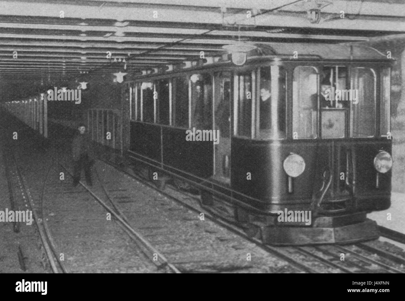 U Bahn Berlin Probefahrt Foto Stock