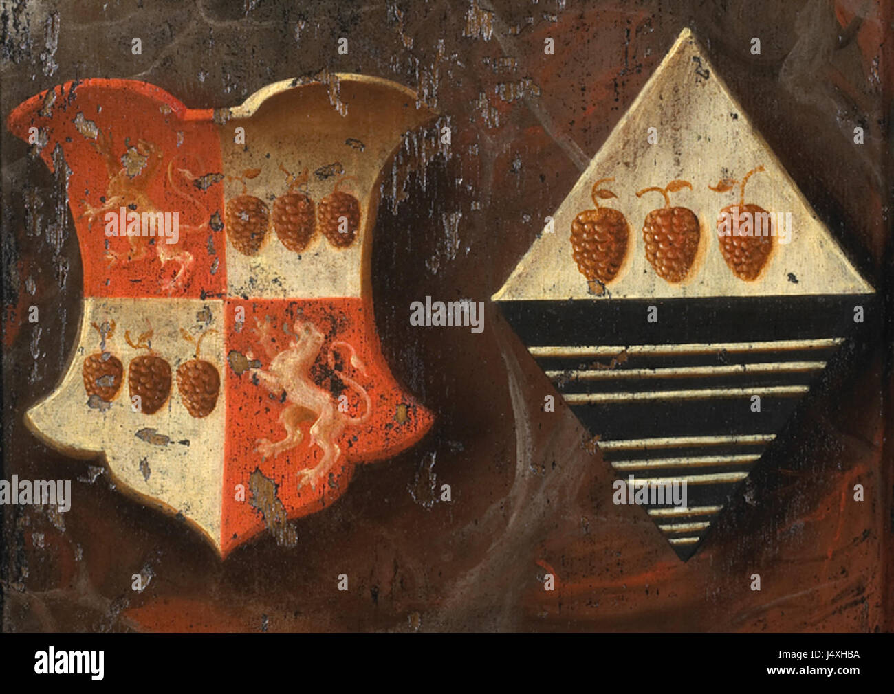Questo titolo si riferisce a una descrizione dettagliata di un'opera di Jheronimus Bosch, incentrata sull'ala esterna destra di uno dei suoi dipinti. Bosch è noto per i suoi intricati, surreali temi religiosi e morali nell'arte. Foto Stock Questo titolo si riferisce a una descrizione dettagliata di un'opera di Jheronimus Bosch, incentrata sull'ala esterna destra di uno dei suoi dipinti. Bosch è noto per i suoi intricati, surreali temi religiosi e morali nell'arte. Foto Stock