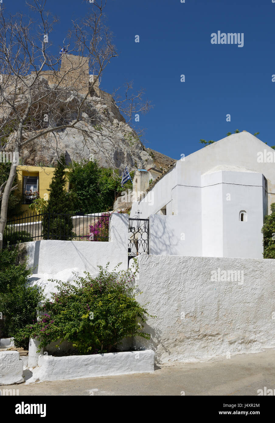Chiesa di Agios Georgios di roccia alla Anaftioftika Foto Stock