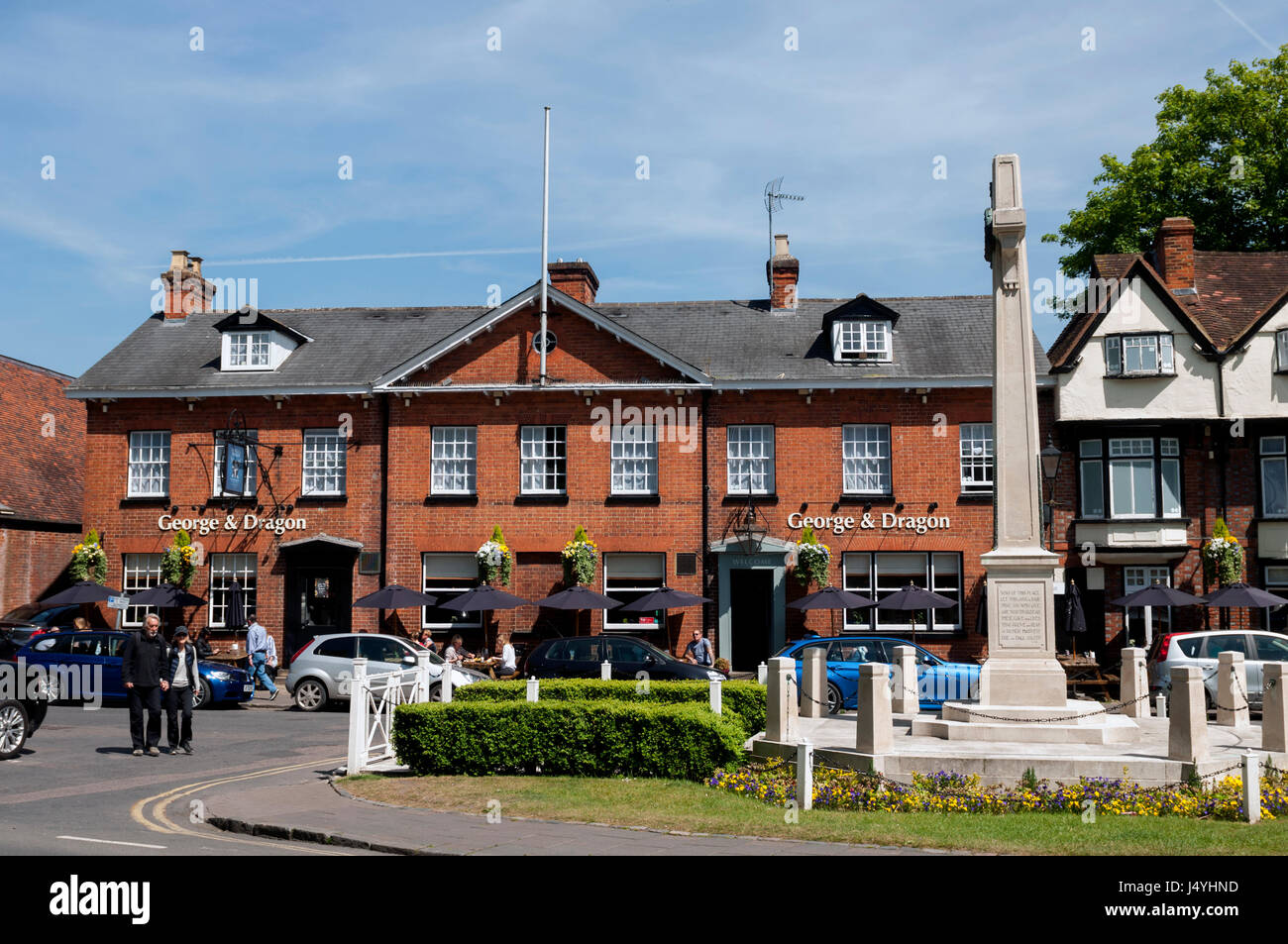 George and Dragon pub, Marlow, Buckinghamshire, Inghilterra, Regno Unito Foto Stock