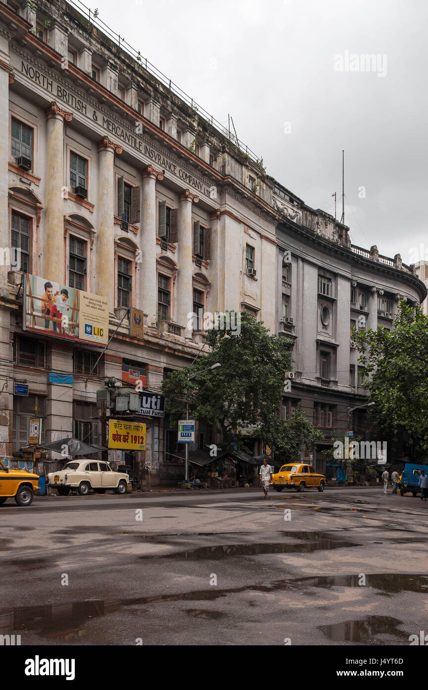 Nord britannico mercantile e la compagnia di assicurazione, Calcutta, West Bengal, India, Asia Foto Stock