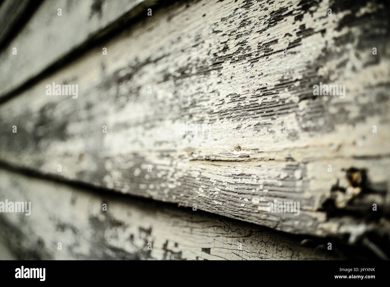 Età schierandosi in legno per una casa a New Orleans Foto Stock