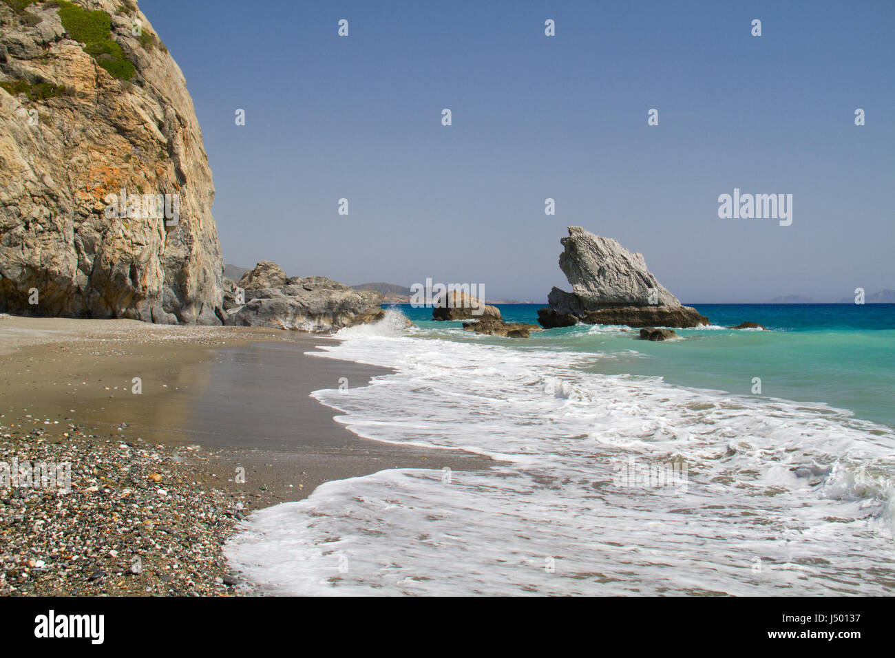 Rocce in mare Foto Stock