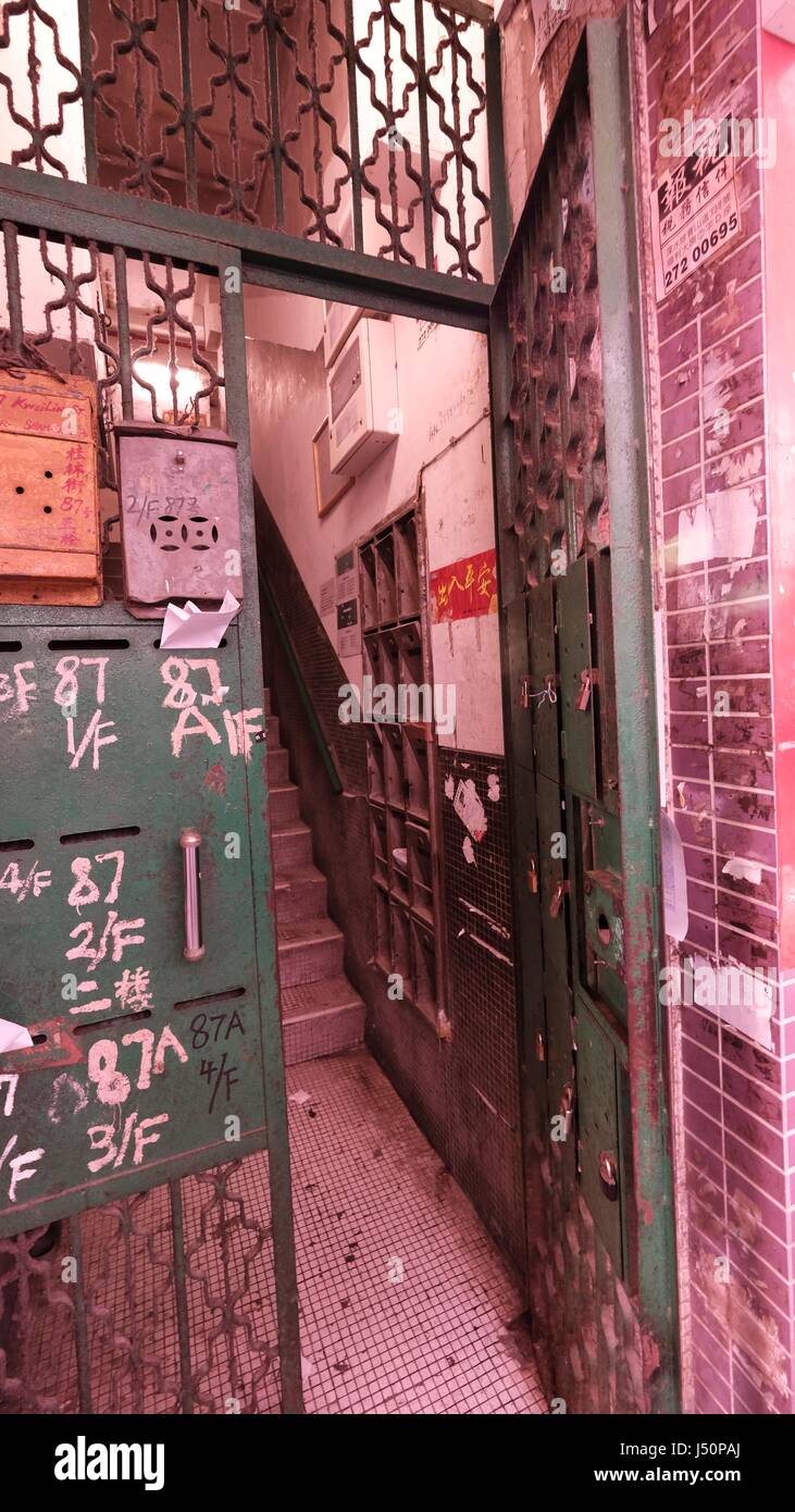 Mercato delle Pulci Shan Shui Po di Hong Kong Foto Stock