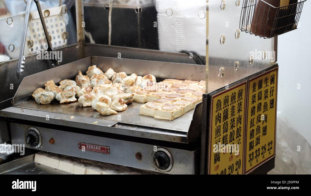 Grigliata di Hot Bums Mongkok Hong Kong Foto Stock