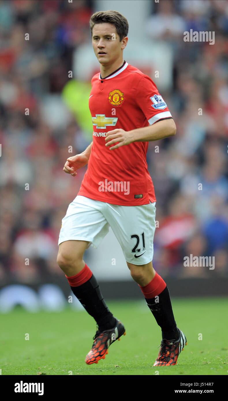ANDER HERRERA MANCHESTER UNITED FC MANCHESTER UNITED FC OLD TRAFFORD Manchester Inghilterra 27 Settembre 2014 Foto Stock