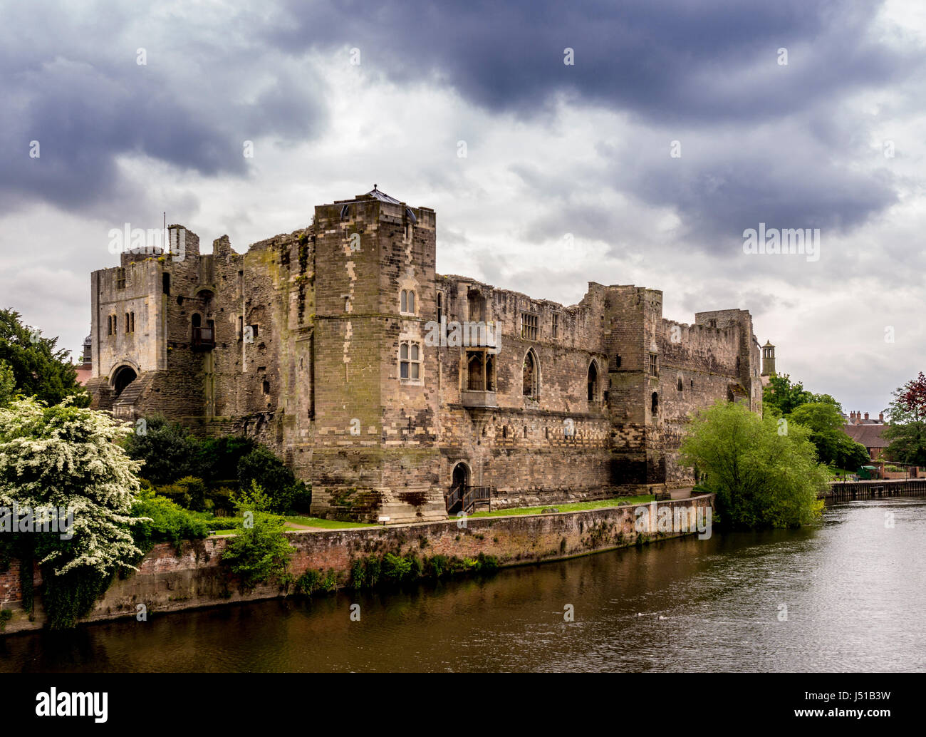 Newark Castle, Newark on Trent, Regno Unito. Foto Stock