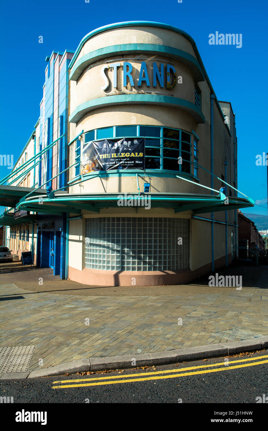 Strand Cinema East Belfast Irlanda del Nord Foto Stock