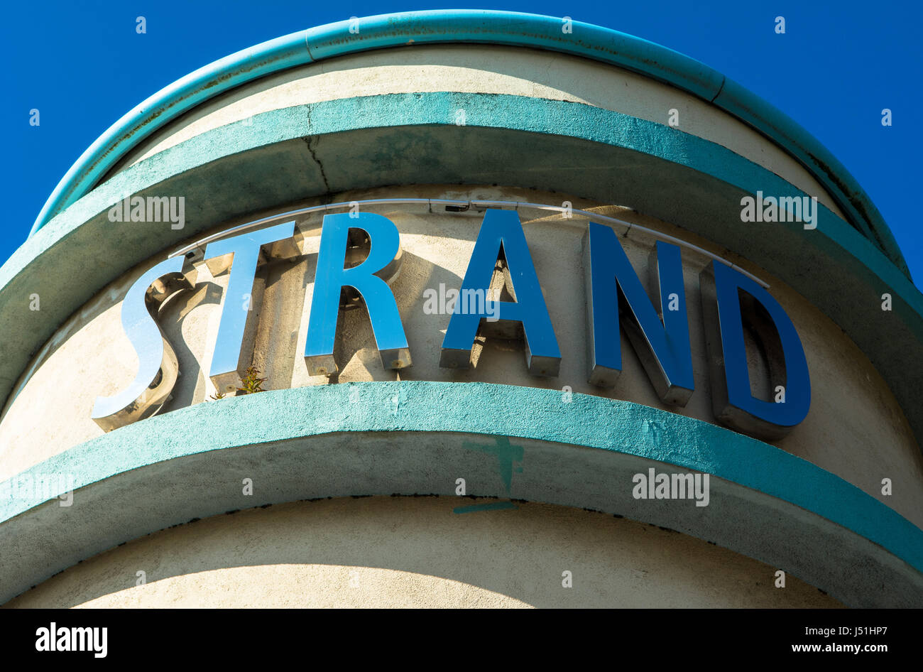 Strand Cinema East Belfast Irlanda del Nord Foto Stock