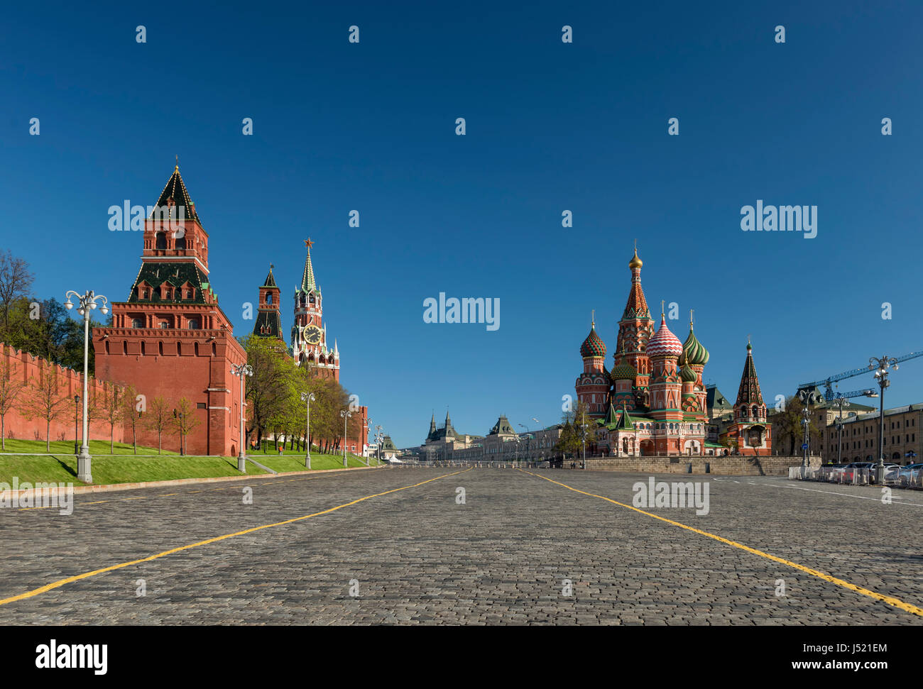 Piazza Rossa di Mosca, Russia Foto Stock