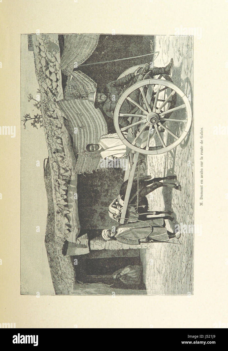 "De Carthage au Sahara" si riferisce a un'opera storica o geografica, che potrebbe discutere del viaggio o del collegamento tra l'antica Cartagine e la regione del Sahara in Africa. Foto Stock