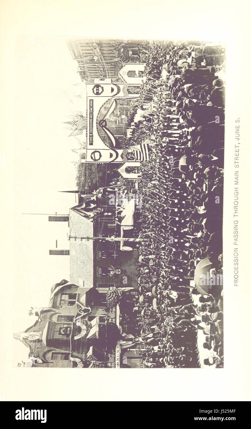 La celebrazione Quarter Millenial della città di Taunton, tenutasi il 4 e 5 giugno 1889, ha segnato il 250° anniversario della città. L'evento comprendeva feste, sfilate e attività commemorative per celebrare la storia della città e il suo sviluppo nel corso di due secoli e mezzo. Foto Stock