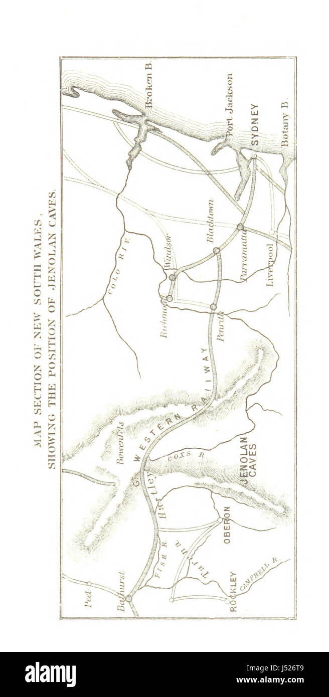 Immagine presa da pagina 197 di "Caverne di Jenolan: un'escursione in wonderland australiano ... Illustrata con ... le piastre e una mappa" Foto Stock