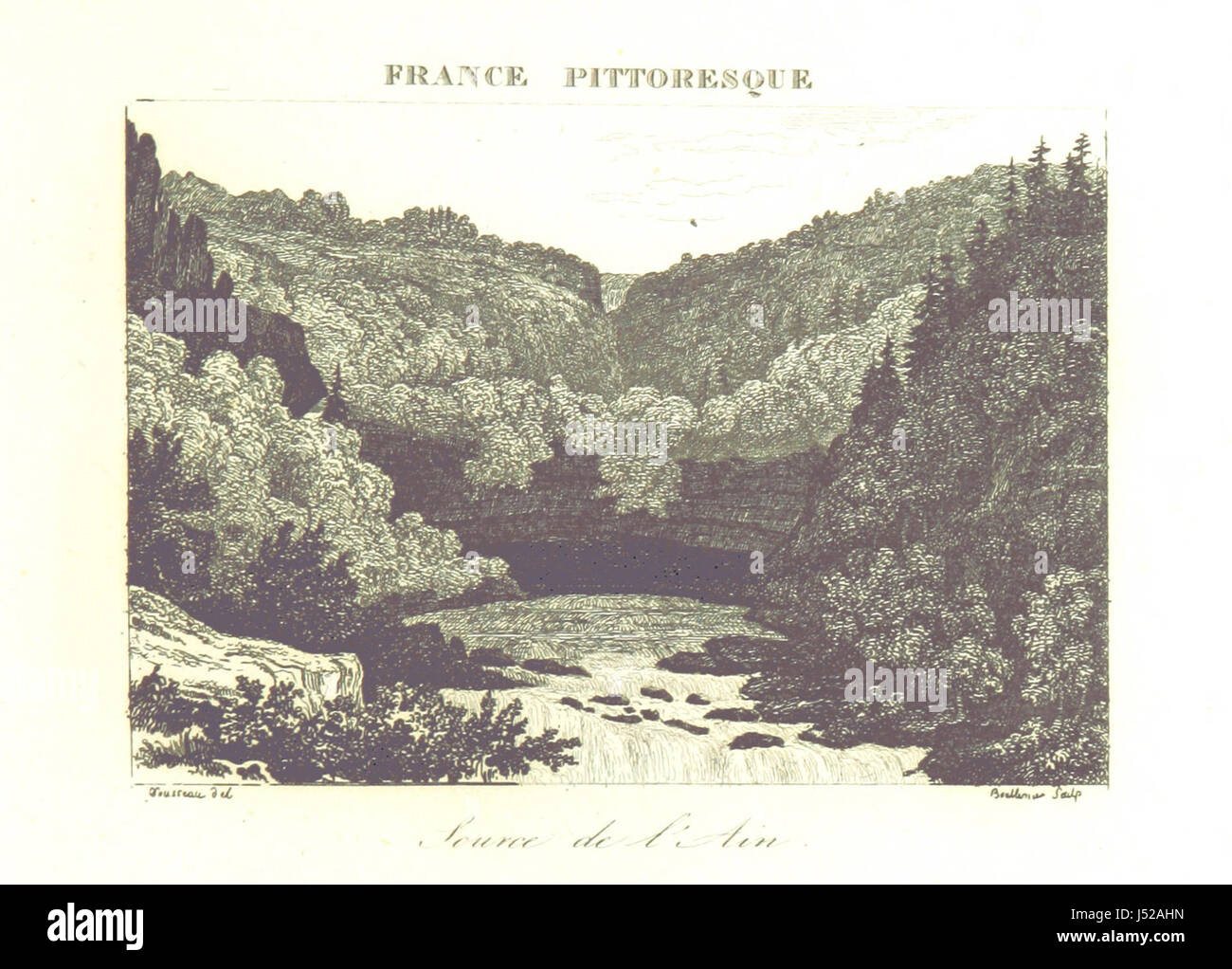 Francia e pittoresco, ou description ... des départements colonie et de la France, ecc. [Con piastre.] Foto Stock