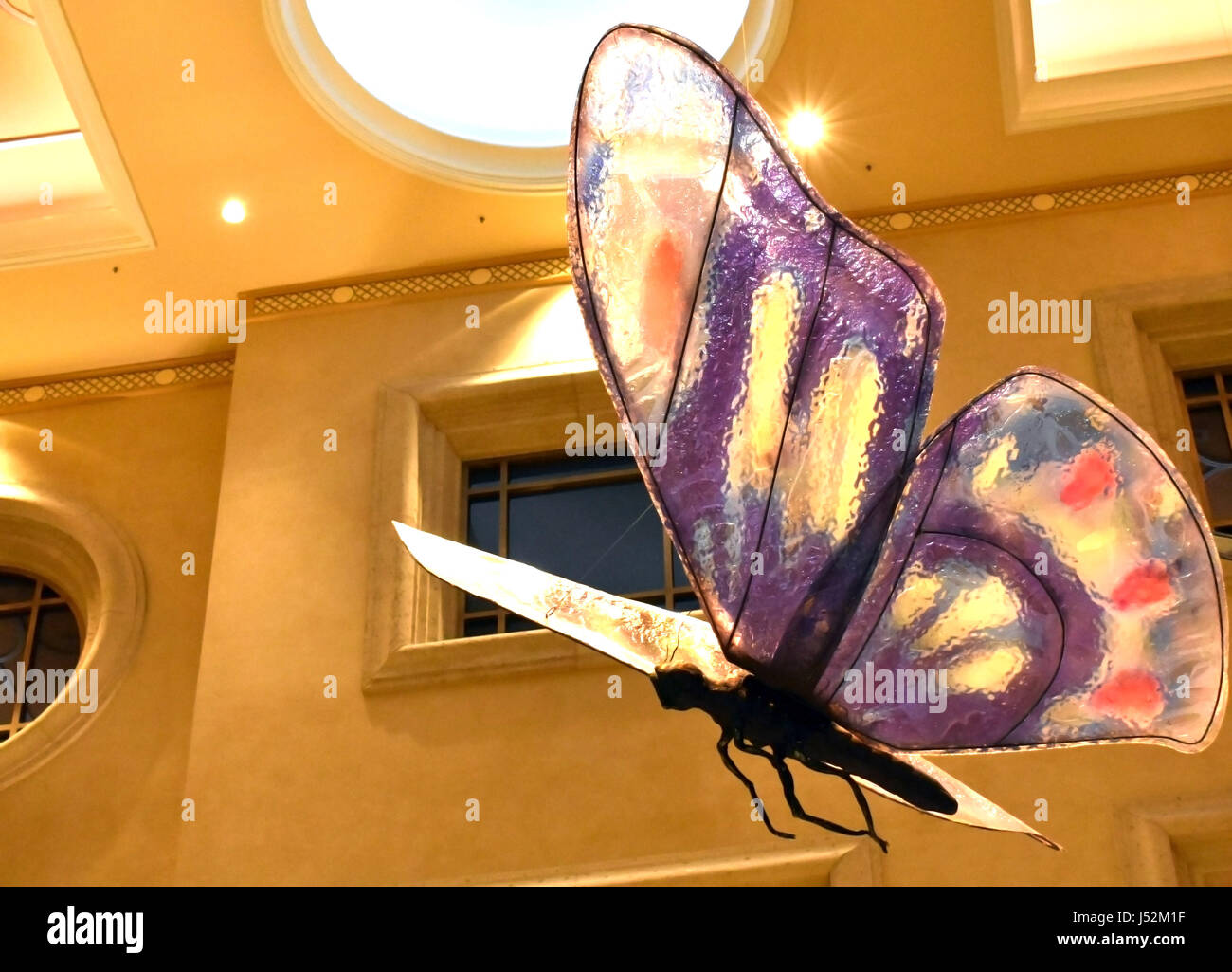 Flying Butterfly e veneziano di Las Vegas Foto Stock