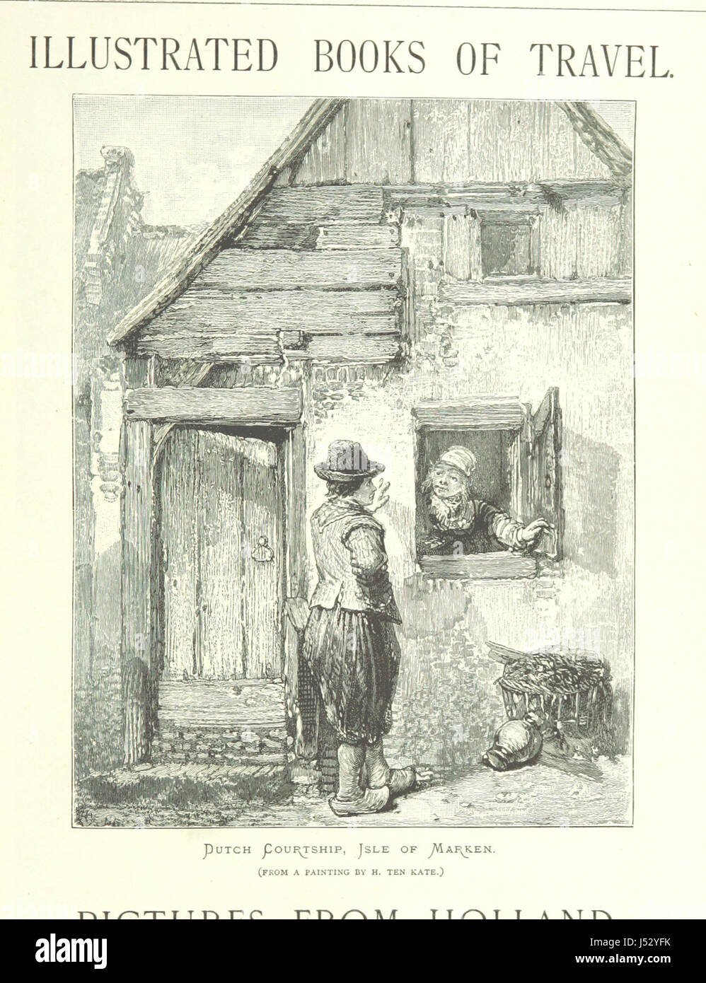 Questo titolo si riferisce a una raccolta di disegni inglesi, creati con penna e matita. Queste illustrazioni probabilmente rappresentano varie scene o opere artistiche realizzate in questi media. Foto Stock