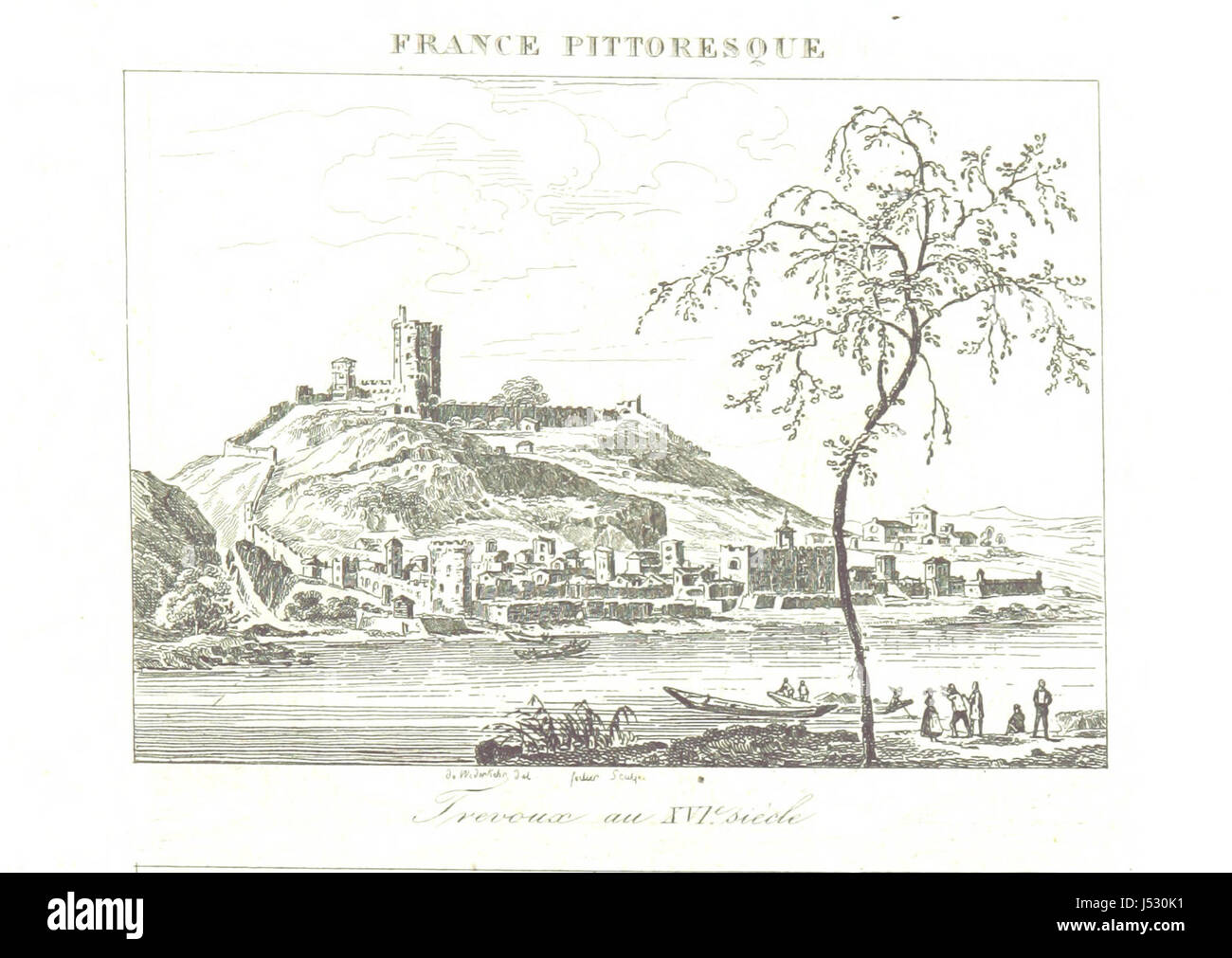 Francia e pittoresco, ou description ... des départements colonie et de la France, ecc. [Con piastre.] Foto Stock