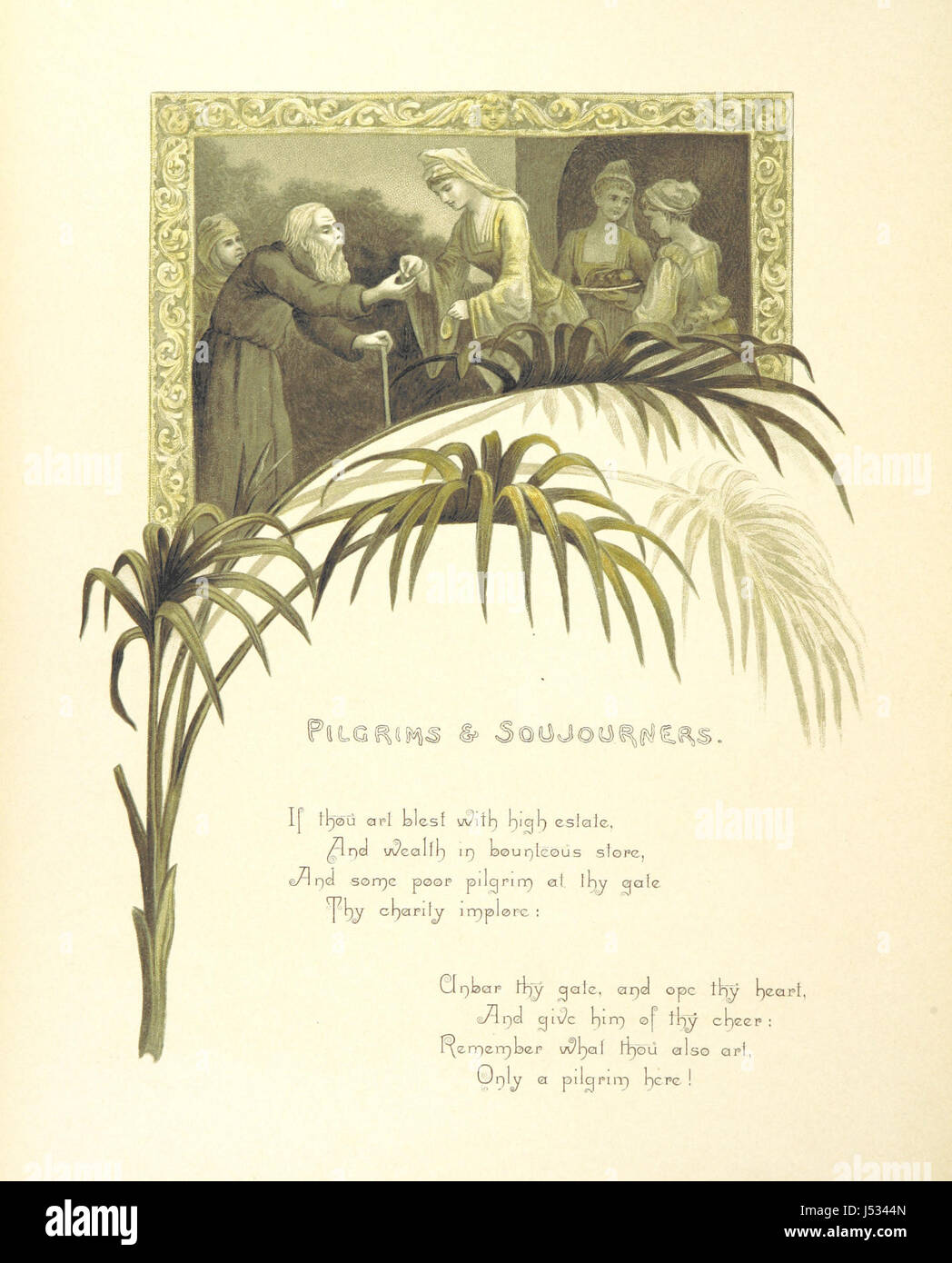 *Songs and Echoes* è un'opera letteraria che presenta poesie o canzoni, illustrata da E. Barnard. Il libro utilizza l'arte visiva per completare il suo contenuto letterario, offrendo ai lettori un'esperienza artistica e letteraria combinata. Foto Stock
