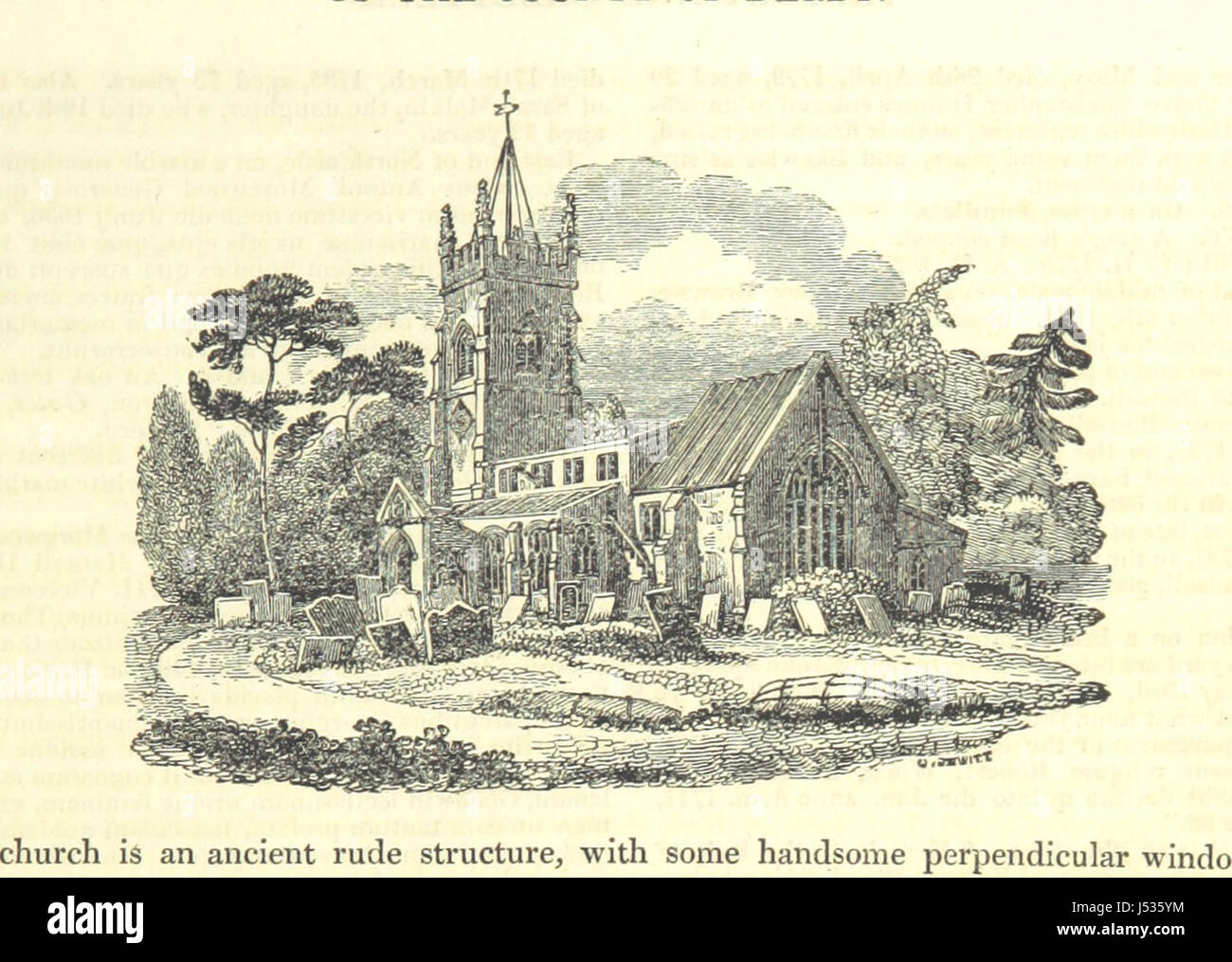 Questo lavoro storico e geografico sulla contea di Derby offre approfondimenti dettagliati sulla geologia, i minerali, il commercio e le statistiche. Illustrato con mappe e incisioni, è stato compilato da S. Glover e curato da Thomas Noble, fornendo un resoconto completo della storia e dello sviluppo del areaÂ. Foto Stock