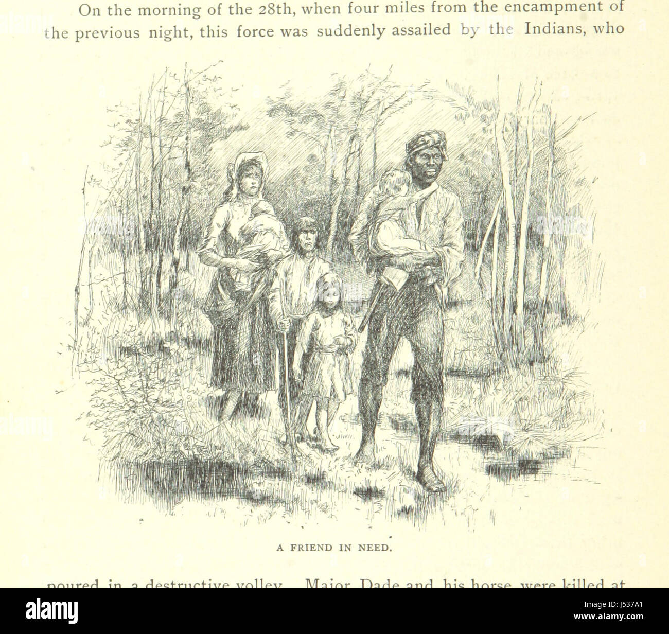 Le Guerre indiane degli Stati Uniti dal primo insediamento a Jamestown nel 1607 per la chiusura del grande sollevazione di 1890-1891 ... Illustrato Foto Stock