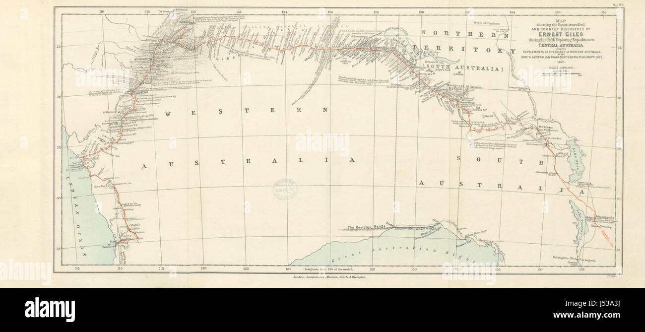 Immagine presa da pagina 293 del 'Australia attraversato due volte ... Essendo un racconto compilato dai diari di cinque esplorare expeditions ... da 1872 a 1876 ... Con mappe e illustrazioni' Foto Stock