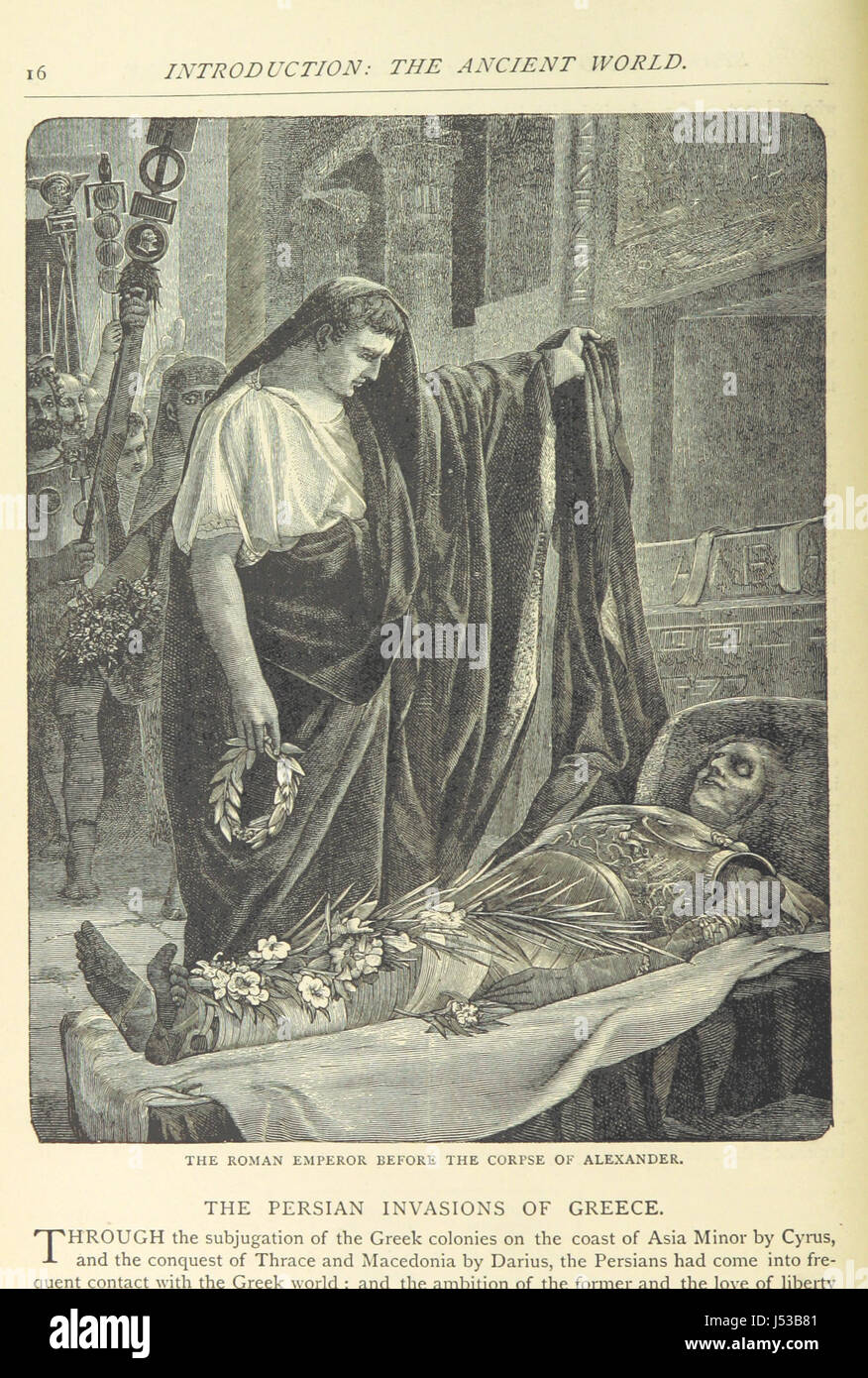 Questa storia illustrata dell'Inghilterra offre un resoconto completo del passato della nazione, con incisioni dettagliate e un riassunto della storia delle nazioni europee. Copre eventi storici chiave, figure e lo sviluppo dell'Inghilterra e dell'Europa nel corso dei secoli. Foto Stock