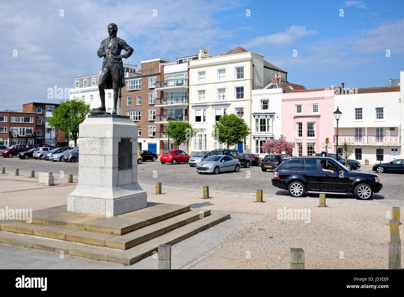 Grand Parade Old Portsmouth Hampshire REGNO UNITO Foto Stock