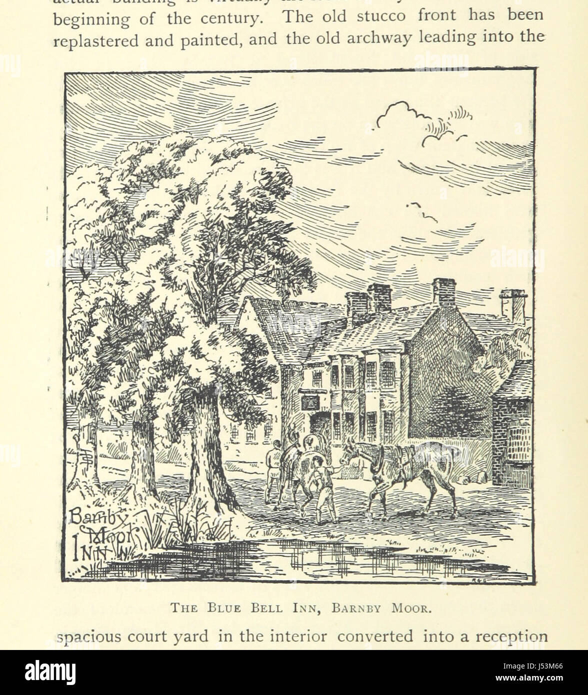 "The Old Coaching Days in Yorkshire" è un'opera storica che racconta il sistema di coaching e il suo significato nel trasporto e nella vita sociale dello Yorkshire. L'autore utilizza le illustrazioni per riportare in vita l'era delle carrozze trainate da cavalli e l'importanza del coaching nell'Inghilterra del XIX secolo. Foto Stock