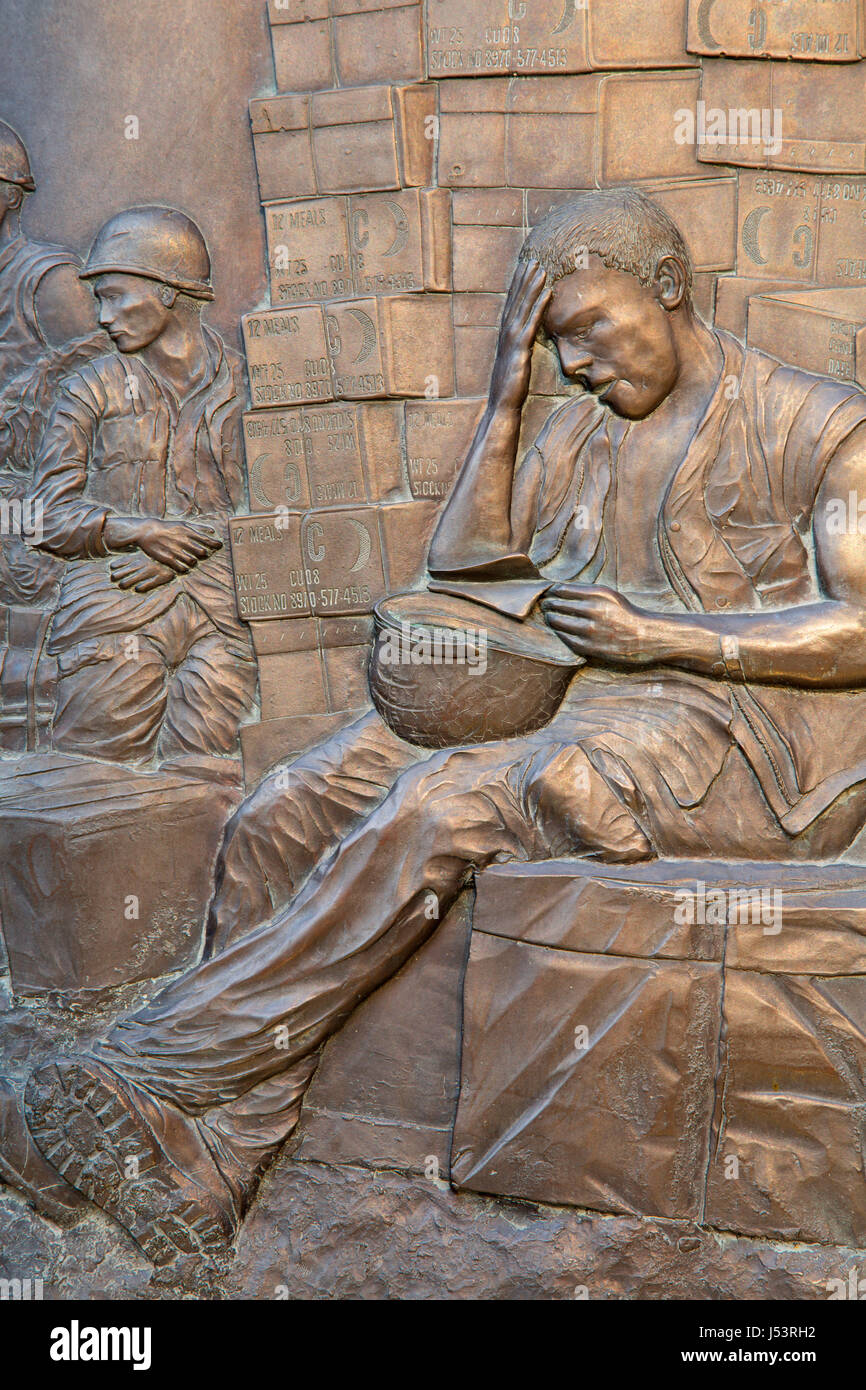 California Vietnam Veterans Memorial, California State Capitol Museum, Sacramento, California Foto Stock