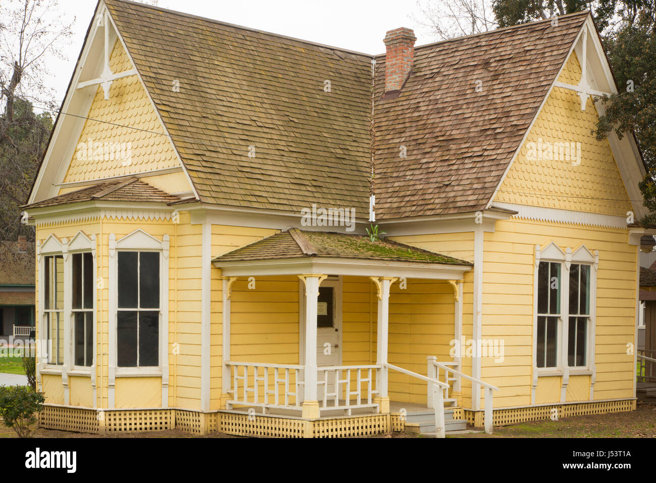 Casa Metcalf, Kern villaggio di pionieri, Bakersfield, California Foto Stock