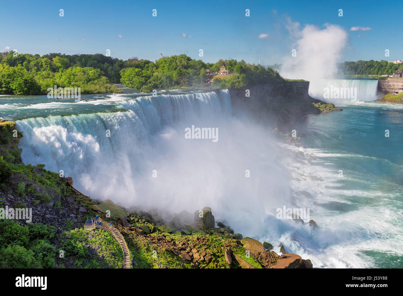 Cascate del Niagara Foto Stock