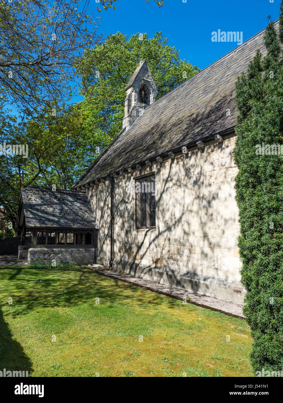 St Johns Chiesa Bondgate Ripon North Yorkshire, Inghilterra Foto Stock