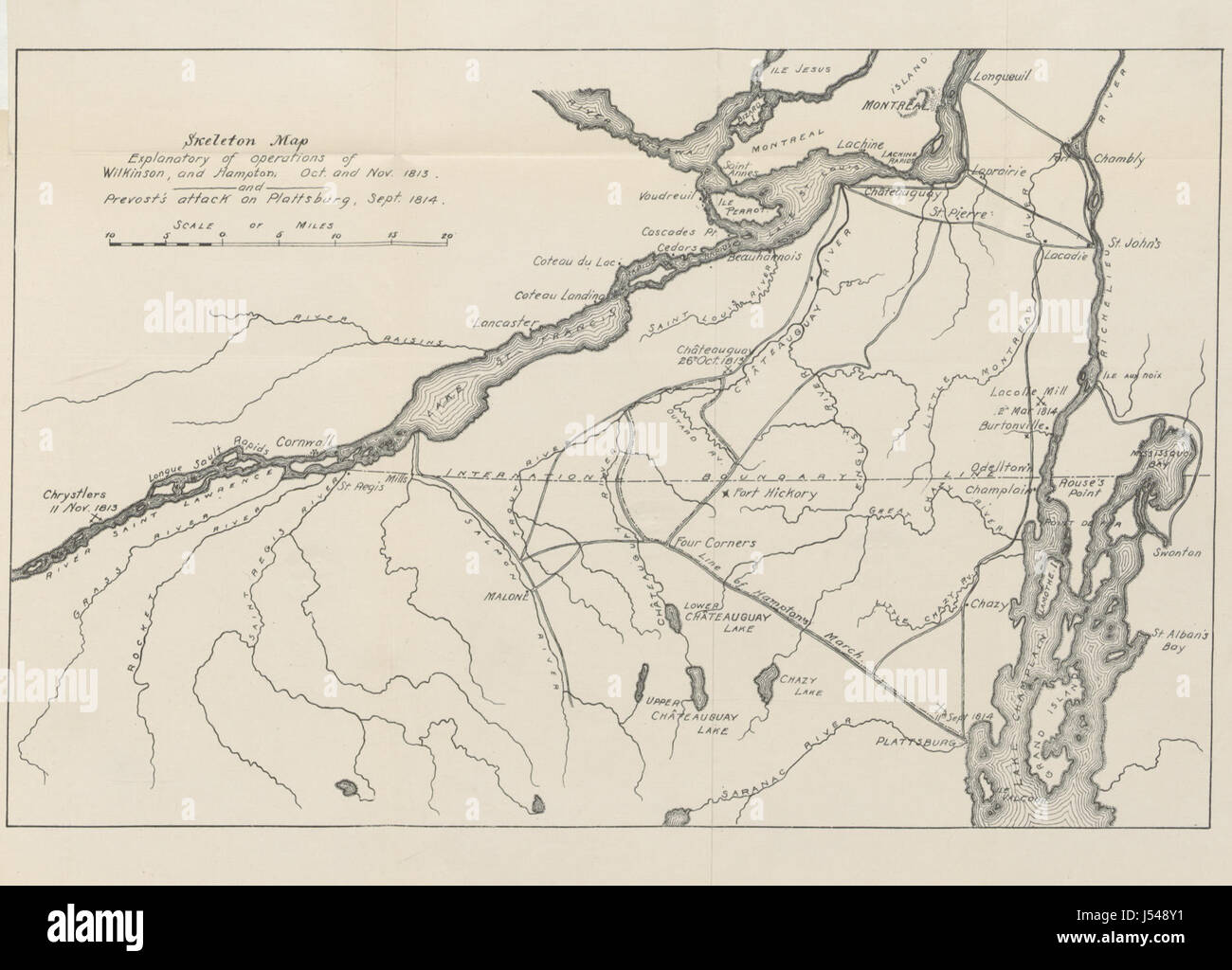 La storia del Canada Foto Stock
