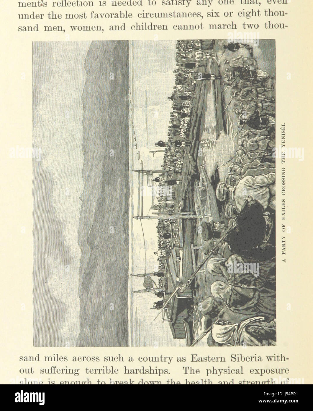 Questo lavoro esplora la storia della Siberia e il suo ruolo nel sistema di esilio russo. Il testo fornisce approfondimenti sul lavoro forzato e sulla deportazione di individui durante il regime zarista, evidenziati da illustrazioni e mappe. Foto Stock